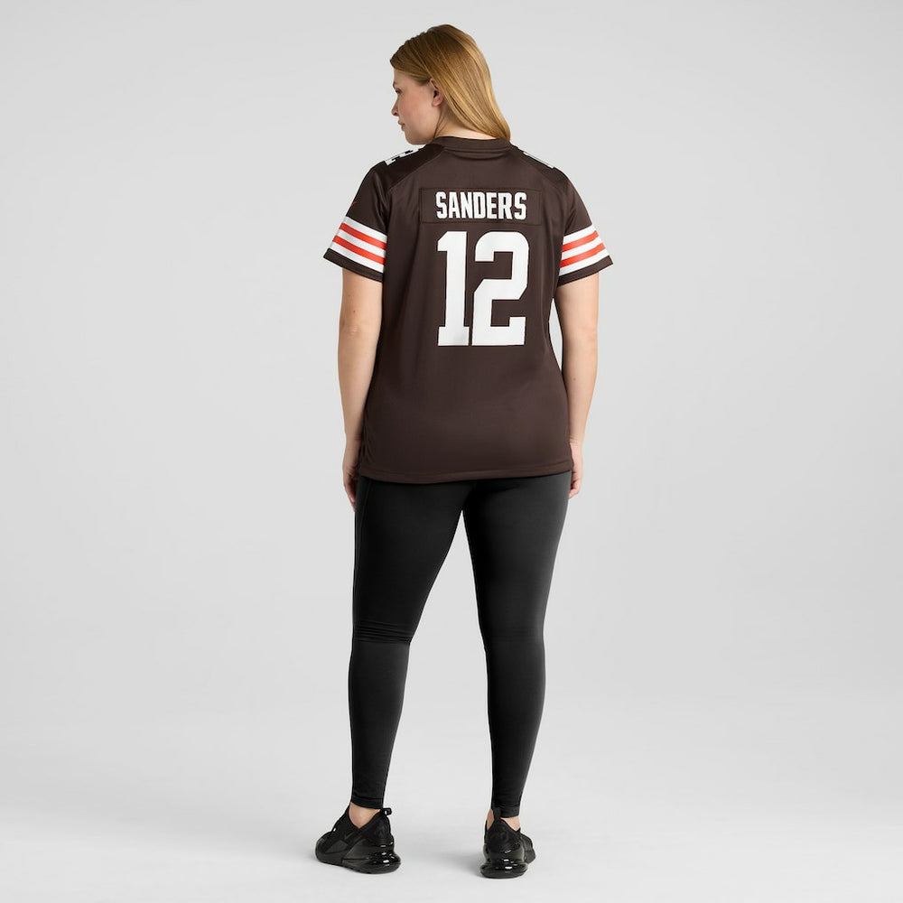 Shedeur Sanders Cleveland Browns Women's 2025 NFL Draft Game Jersey - Brown - Nike