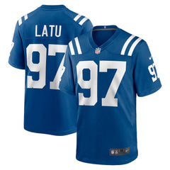 Laiatu Latu Indianapolis Colts Player Game Jersey - Royal - Nike