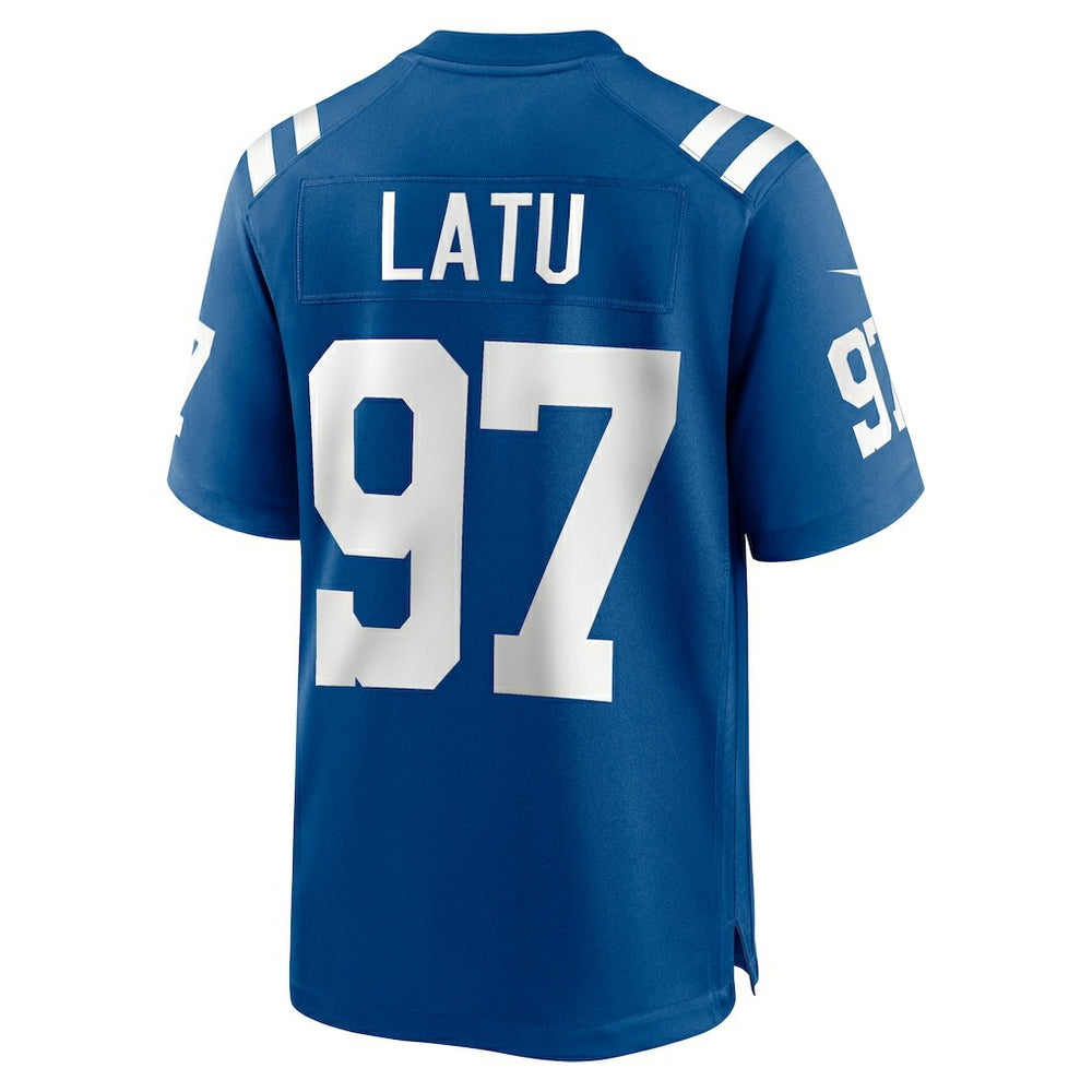 Laiatu Latu Indianapolis Colts Player Game Jersey - Royal - Nike