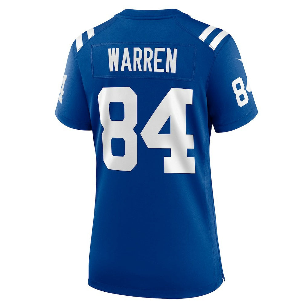 Tyler Warren Indianapolis Colts Women's Game Jersey - Royal - Nike