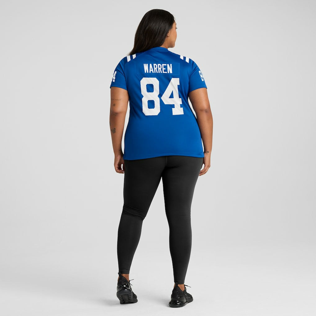 Tyler Warren Indianapolis Colts Women's Game Jersey - Royal - Nike