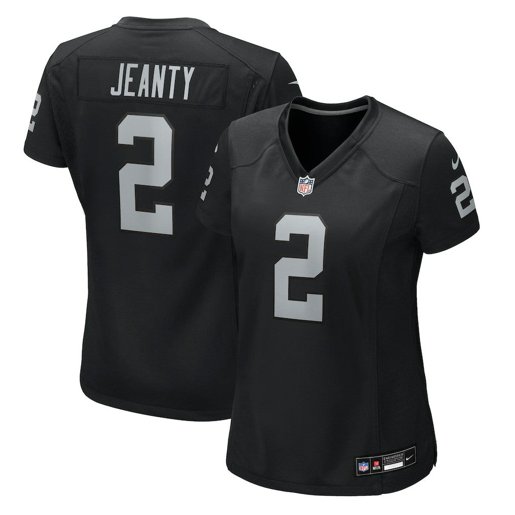 Ashton Jeanty Las Vegas Raiders Women's 2025 NFL Draft First Round Pick Team Game Jersey - Black - Nike