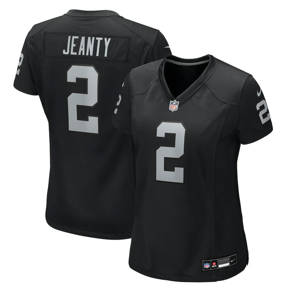 Ashton Jeanty Las Vegas Raiders Women's 2025 NFL Draft First Round Pick Team Game Jersey - Black - Nike