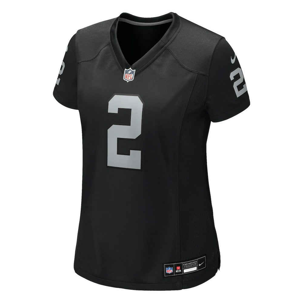 Ashton Jeanty Las Vegas Raiders Women's 2025 NFL Draft First Round Pick Team Game Jersey - Black - Nike