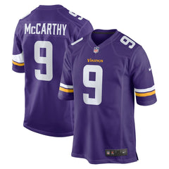 J.J. McCarthy Minnesota Vikings Player Game Jersey - Purple - Nike