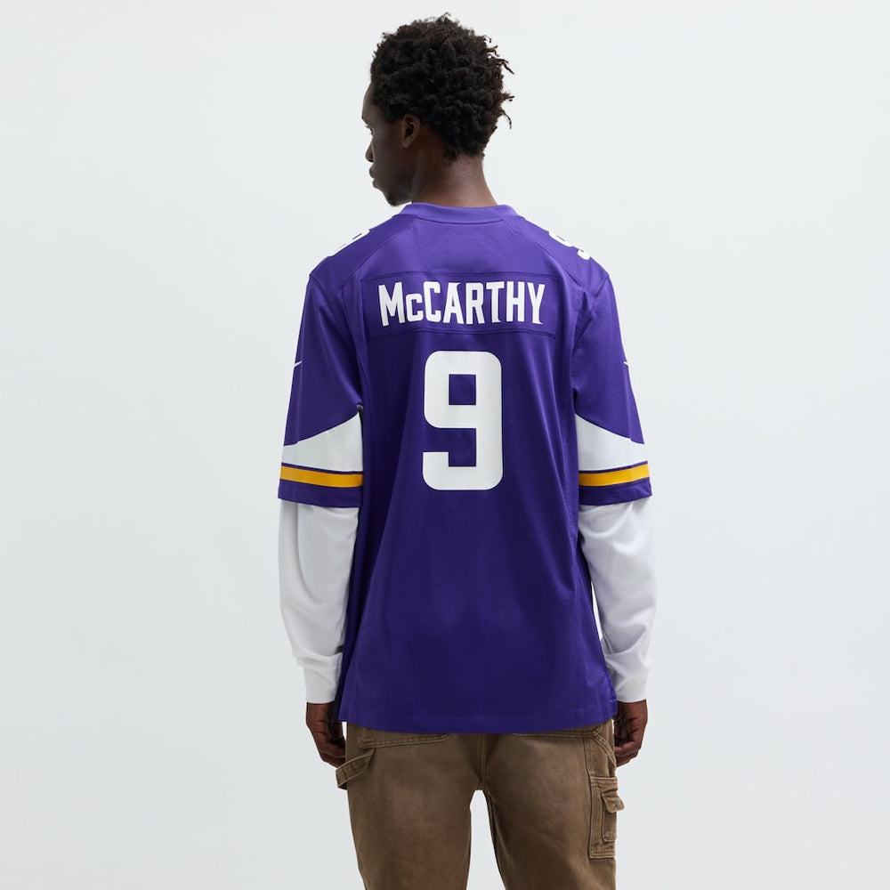J.J. McCarthy Minnesota Vikings Player Game Jersey - Purple - Nike