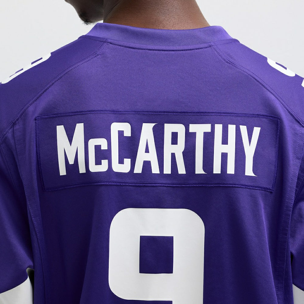 J.J. McCarthy Minnesota Vikings Player Game Jersey - Purple - Nike
