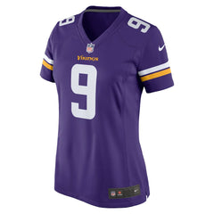 J.J. McCarthy Minnesota Vikings Women's Player Game Jersey - Purple - Nike