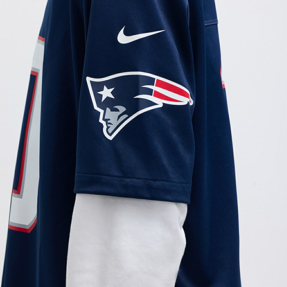 Drake Maye New England Patriots Player Game Jersey - Navy - Nike