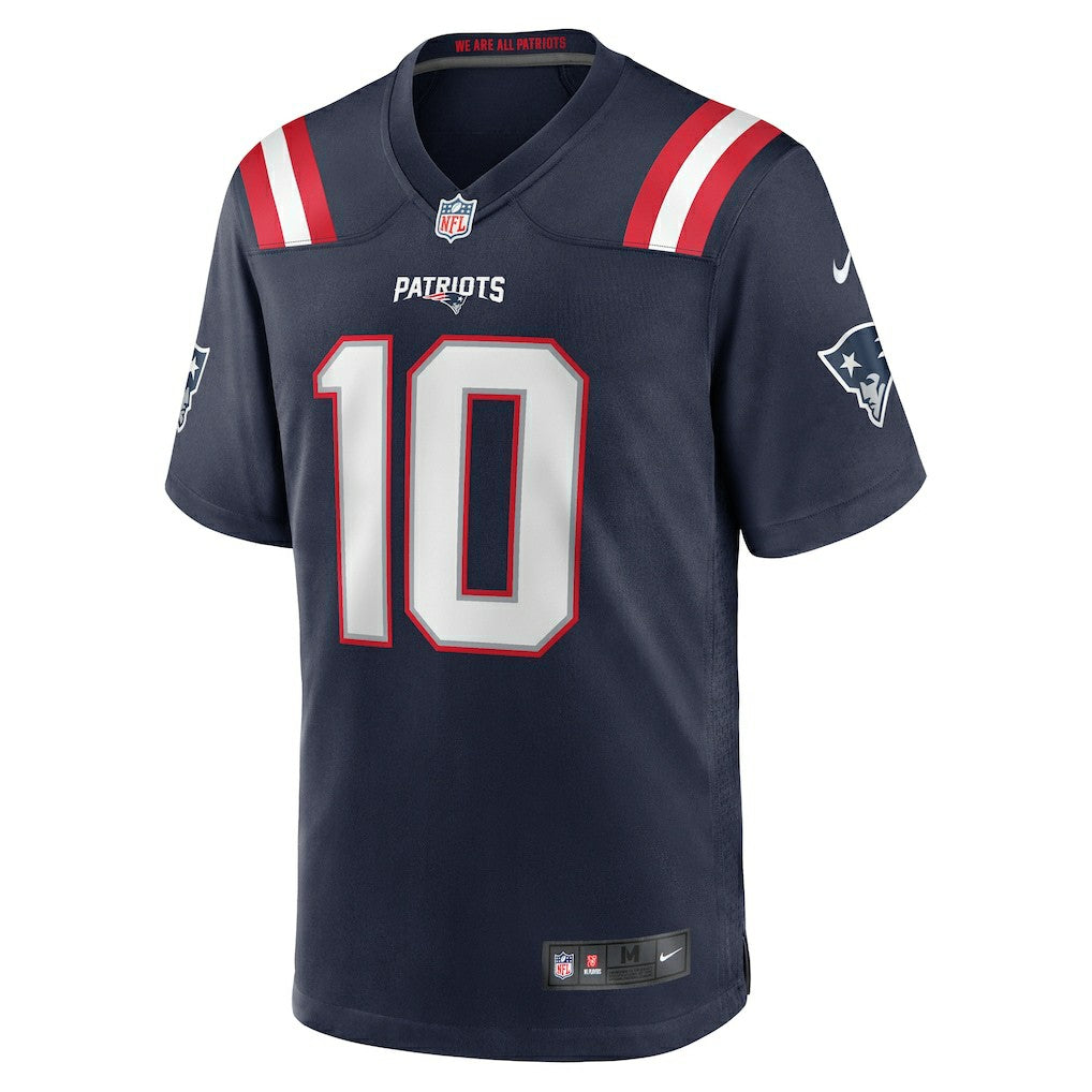 Drake Maye New England Patriots Player Game Jersey - Navy - Nike