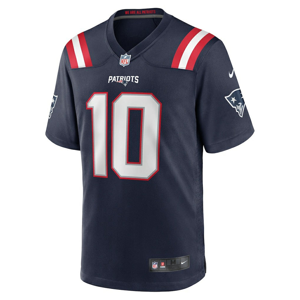 Drake Maye New England Patriots Player Game Jersey - Navy - Nike