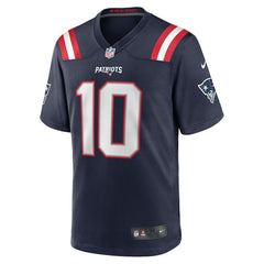 Drake Maye New England Patriots Player Game Jersey - Navy - Nike