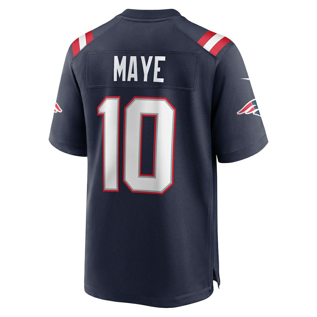 Drake Maye New England Patriots Player Game Jersey - Navy - Nike