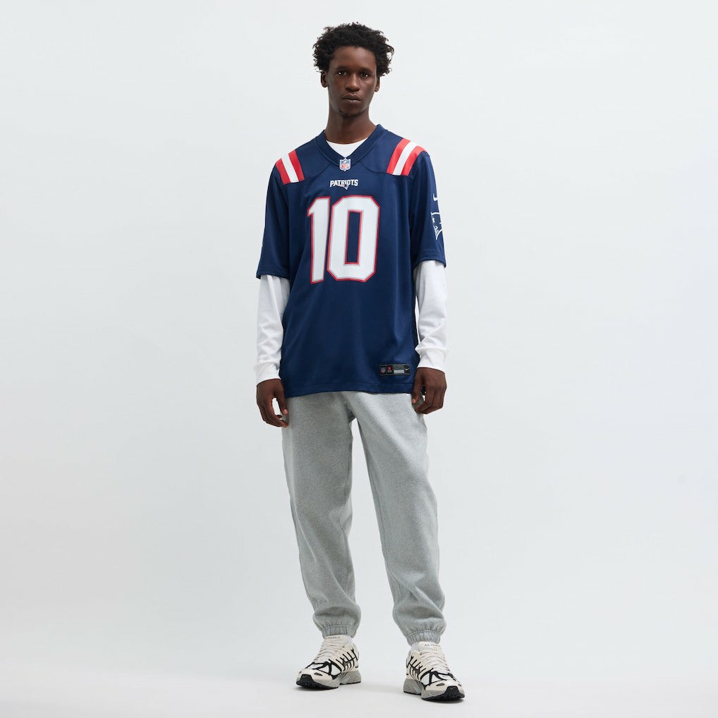 Drake Maye New England Patriots Player Game Jersey - Navy - Nike