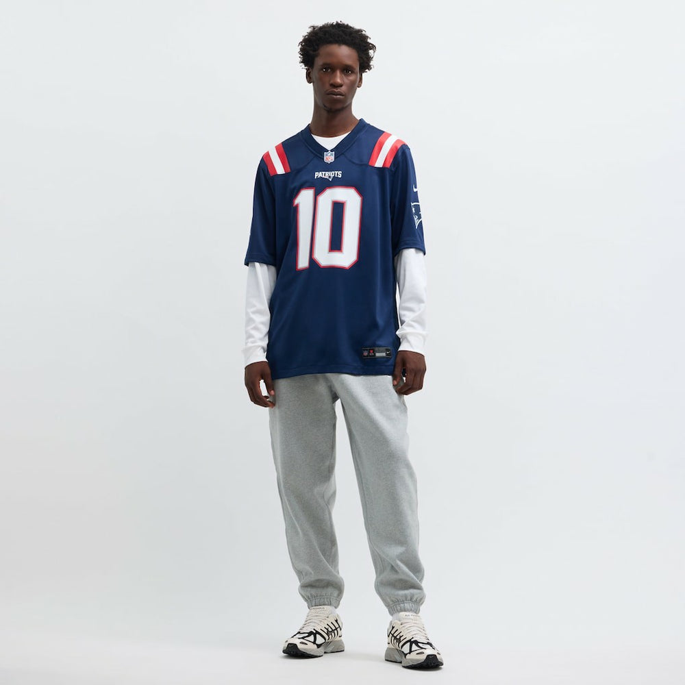 Drake Maye New England Patriots Player Game Jersey - Navy - Nike