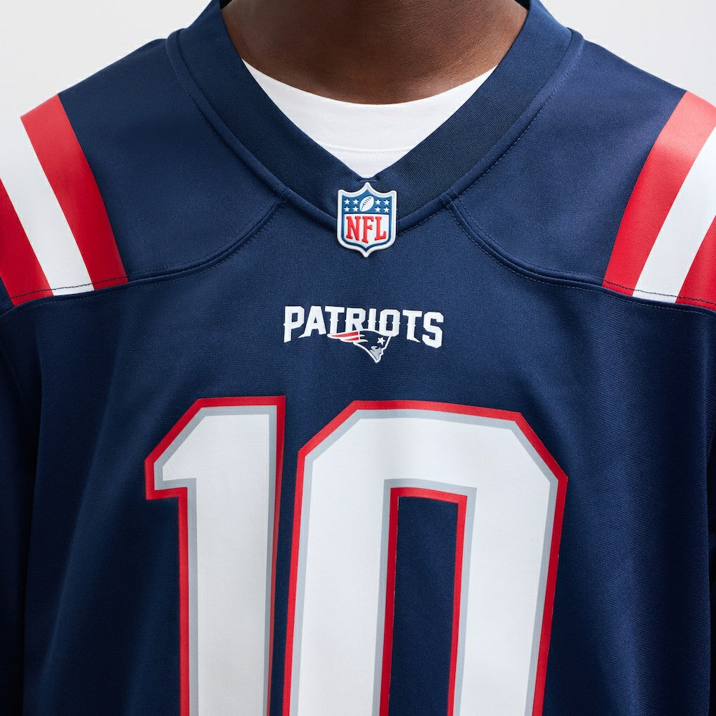 Drake Maye New England Patriots Player Game Jersey - Navy - Nike