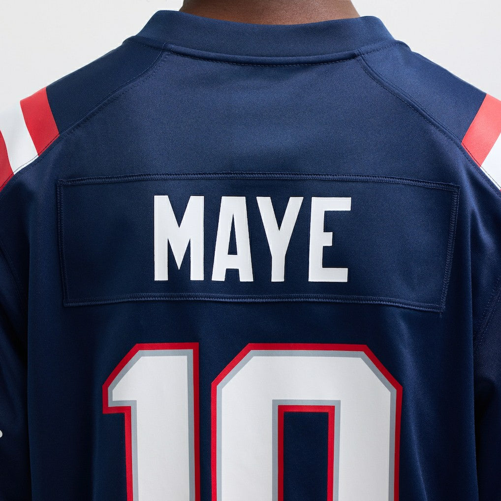 Drake Maye New England Patriots Player Game Jersey - Navy - Nike