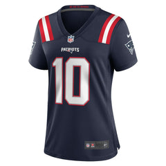 Drake Maye New England Patriots Women's Player Game Jersey - Navy - Nike