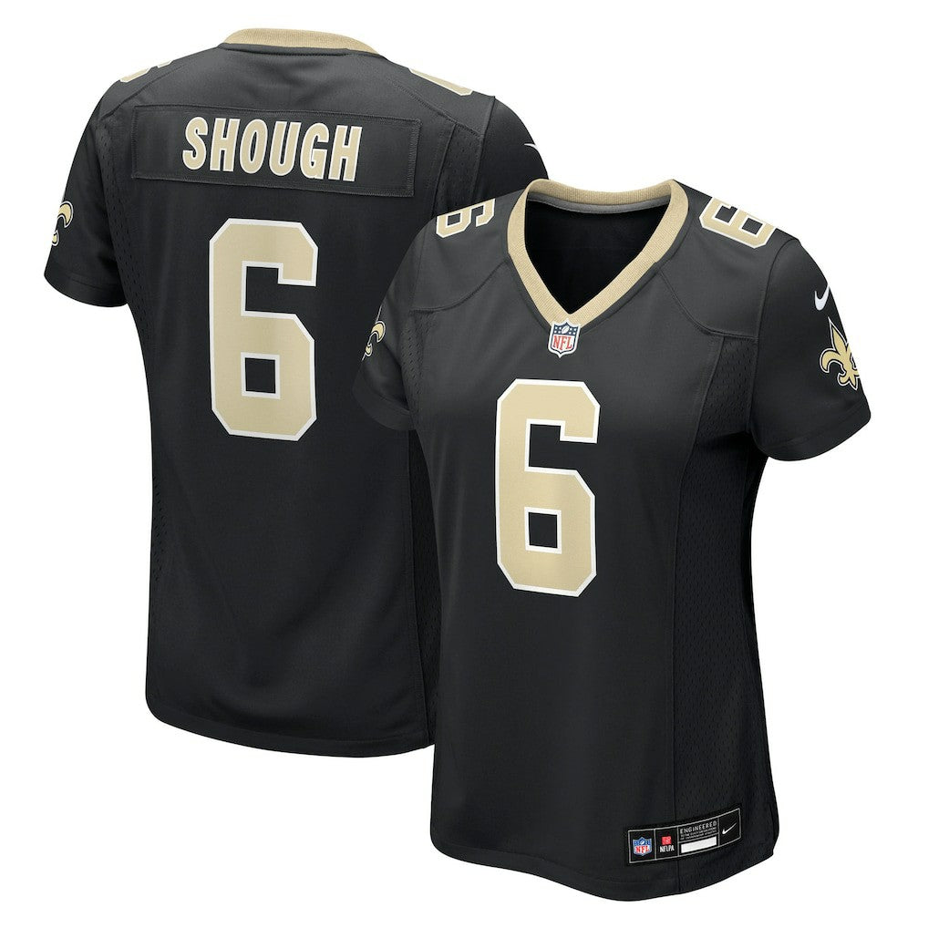 Tyler Shough New Orleans Saints Women's Game Jersey - Black - Nike