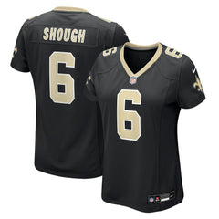 Tyler Shough New Orleans Saints Women's Game Jersey - Black - Nike