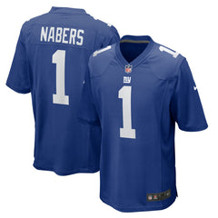 Malik Nabers New York Giants Player Game Jersey - Royal - Nike