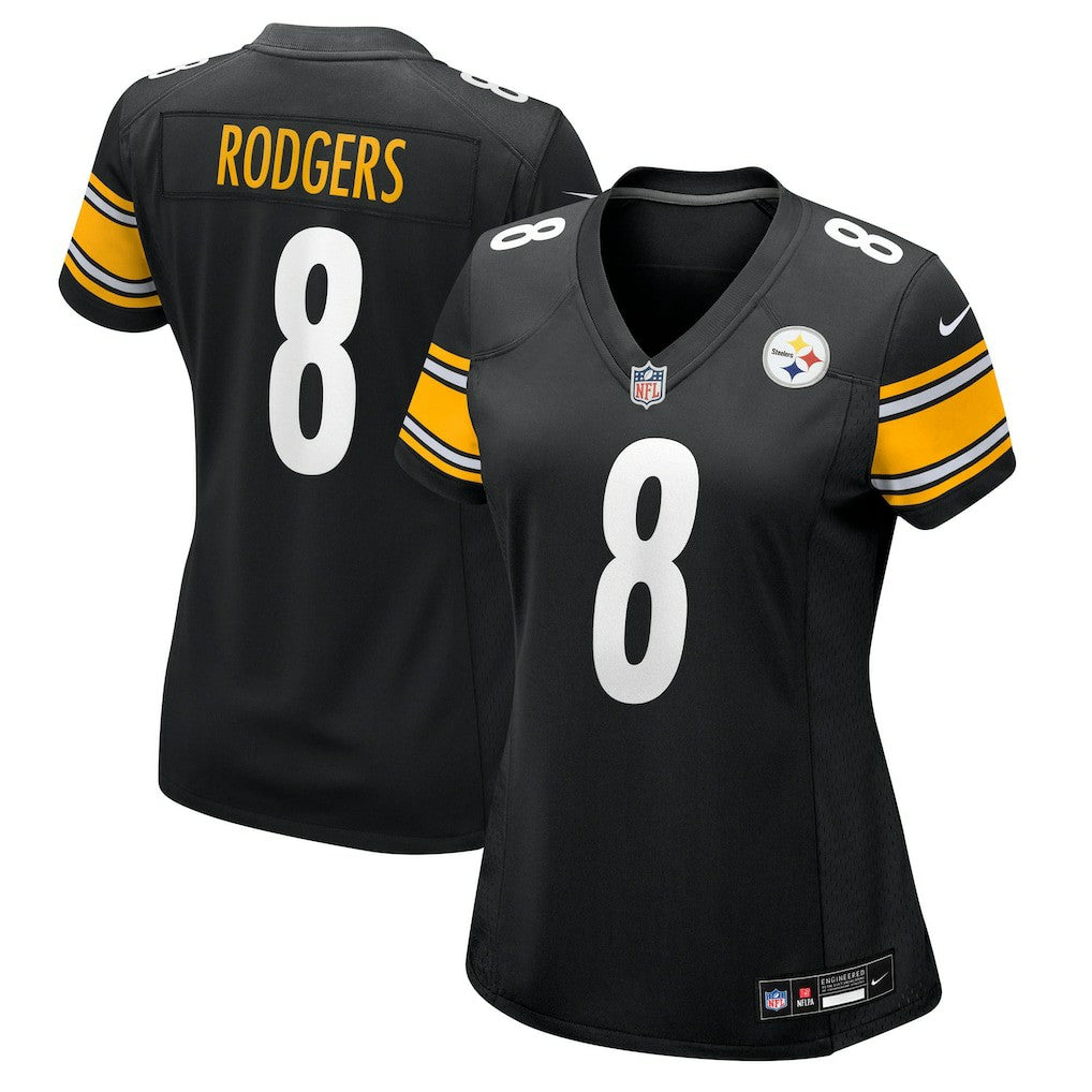 Aaron Rodgers Pittsburgh Steelers Women's Game Jersey - Black - Nike