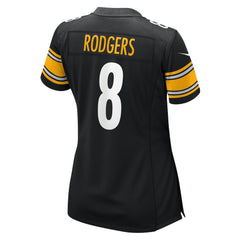 Aaron Rodgers Pittsburgh Steelers Women's Game Jersey - Black - Nike