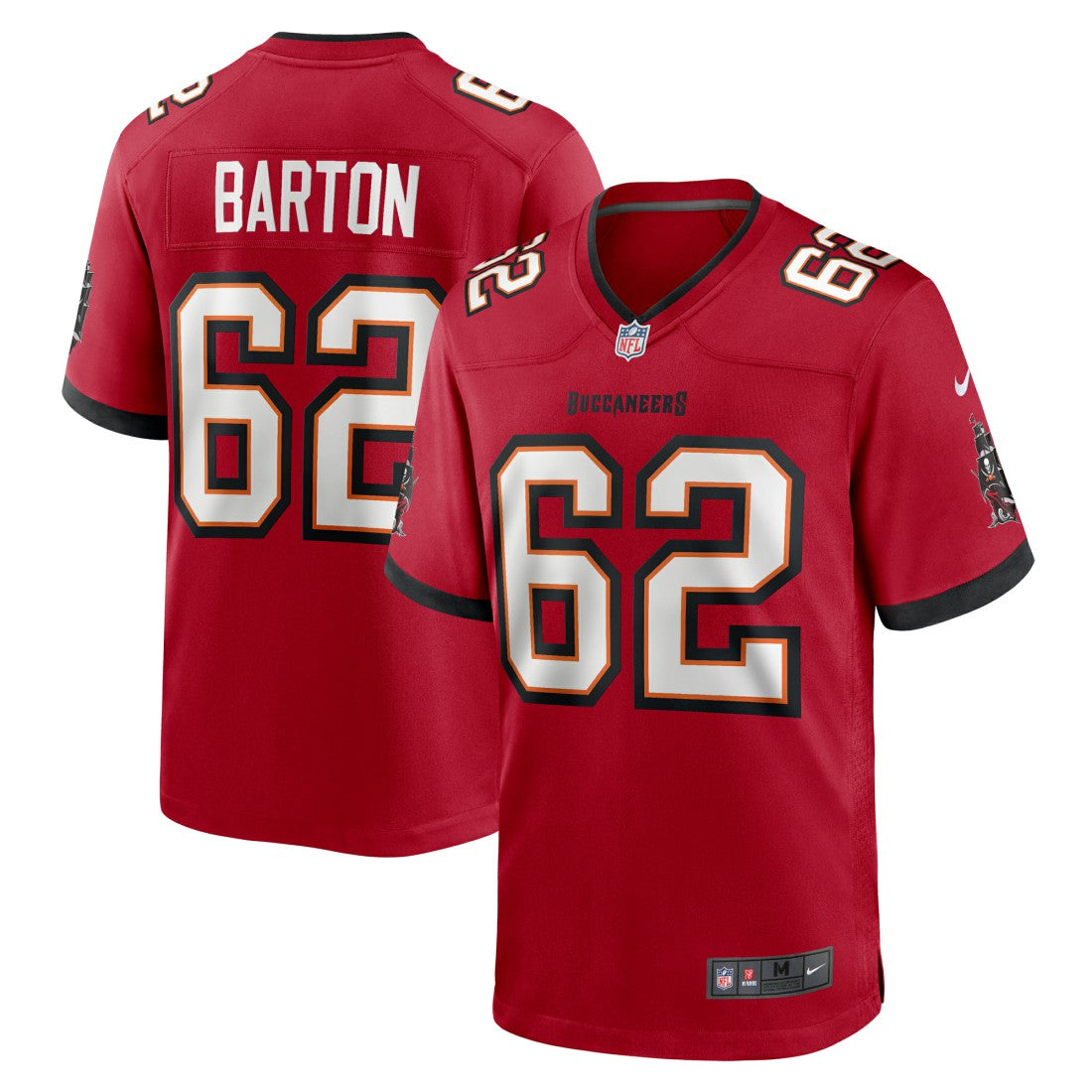 Graham Barton Tampa Bay Buccaneers Player Game Jersey - Red - Nike