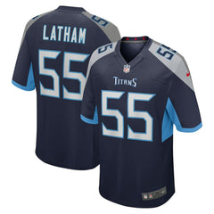 JC Latham Tennessee Titans Player Game Jersey - Navy - Nike