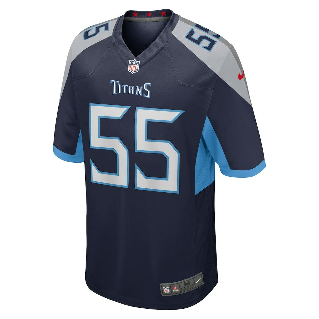 JC Latham Tennessee Titans Player Game Jersey - Navy - Nike