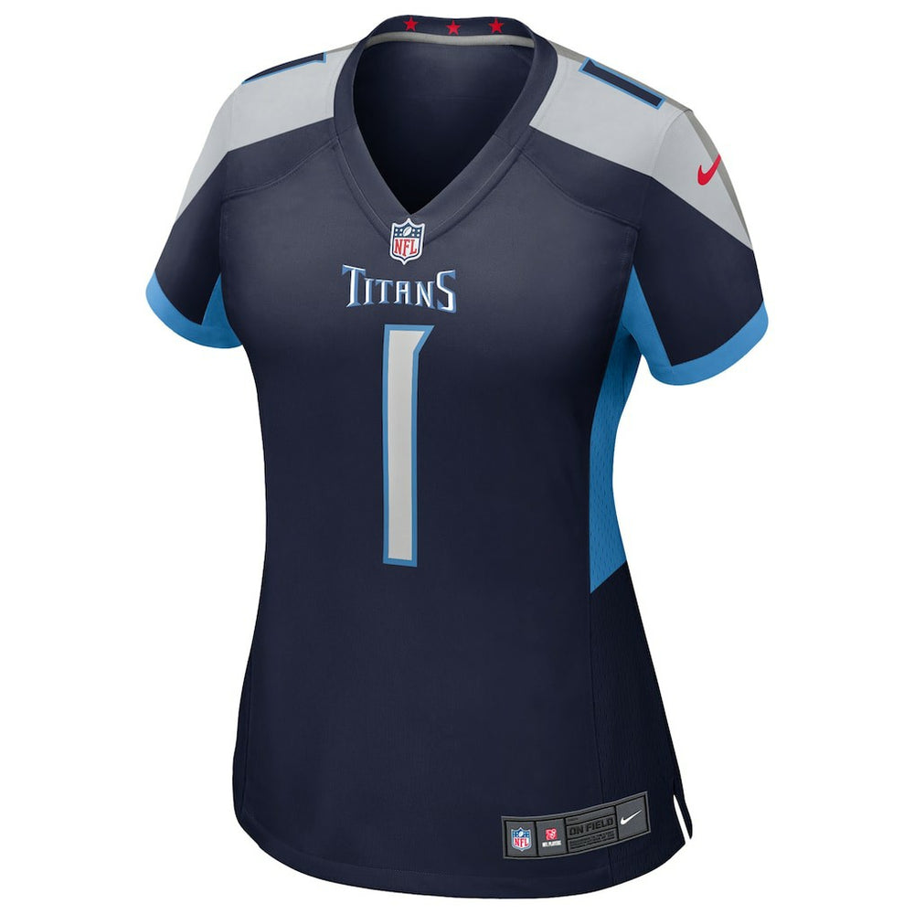 Cameron Ward Tennessee Titans Women's 2025 NFL Draft First Round Pick Alternate Game Jersey - Navy - Nike