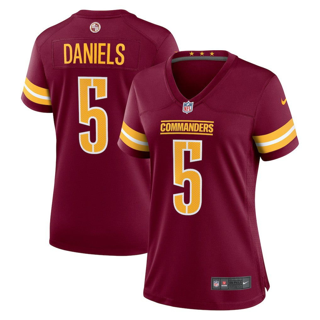 Jayden Daniels Washington Commanders Women's Player Game Jersey - Burgundy - Nike