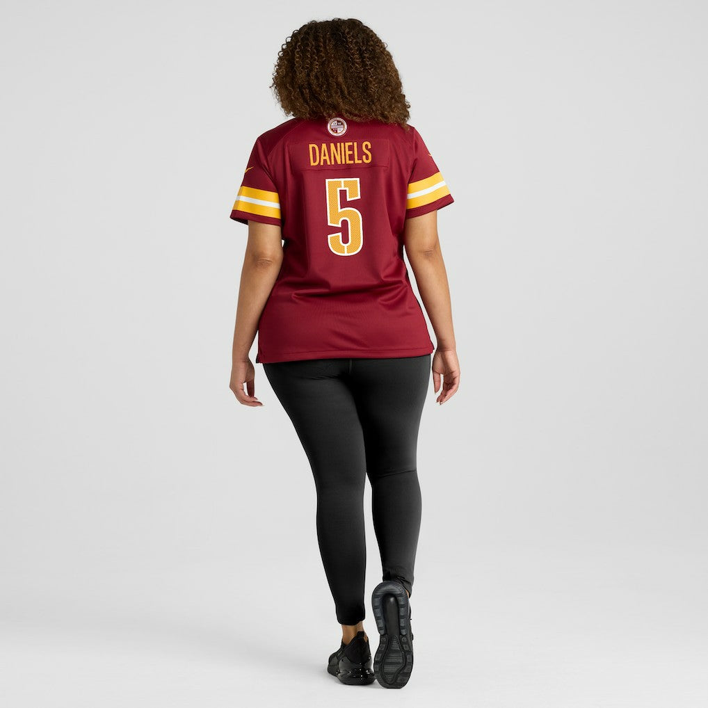 Jayden Daniels Washington Commanders Women's Player Game Jersey - Burgundy - Nike