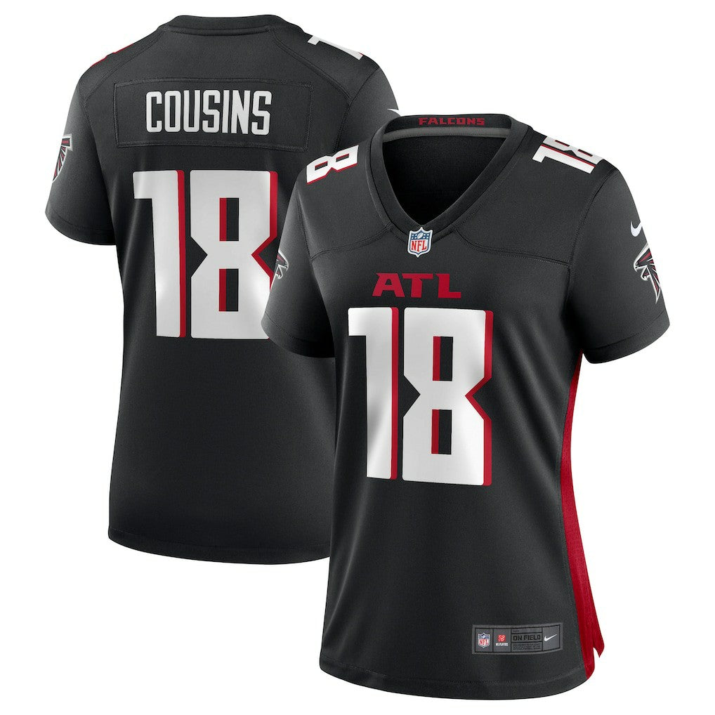 Kirk Cousins Atlanta Falcons Women's Game Player Jersey - Black - Nike
