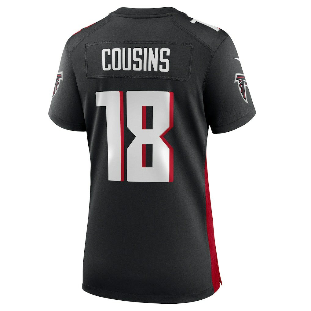 Kirk Cousins Atlanta Falcons Women's Game Player Jersey - Black - Nike