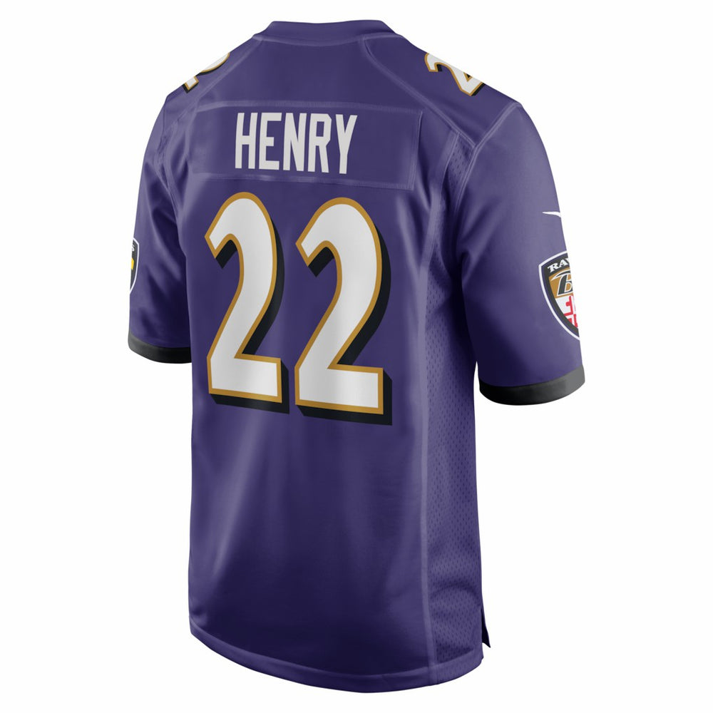 Derrick Henry Baltimore Ravens Game Player Jersey - Purple - Nike