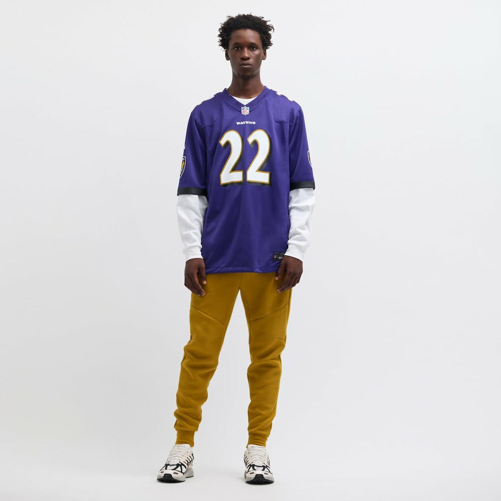 Derrick Henry Baltimore Ravens Game Player Jersey - Purple - Nike