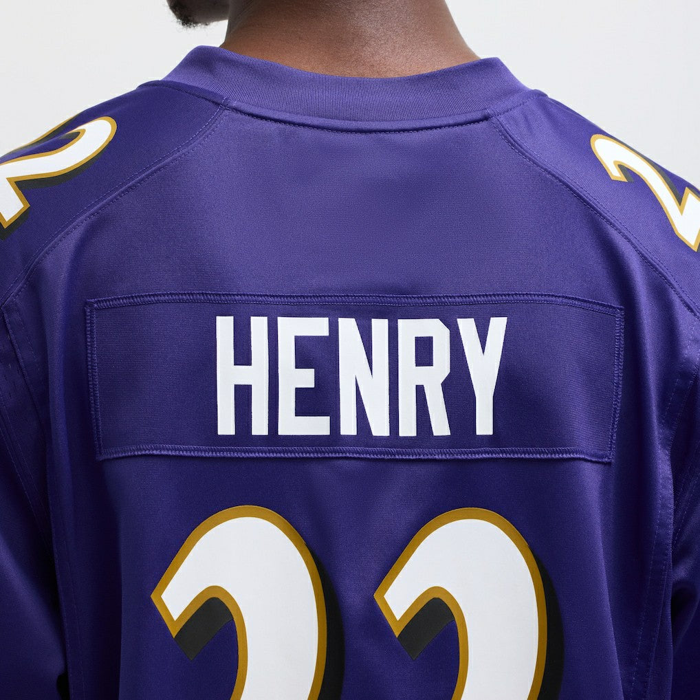 Derrick Henry Baltimore Ravens Game Player Jersey - Purple - Nike