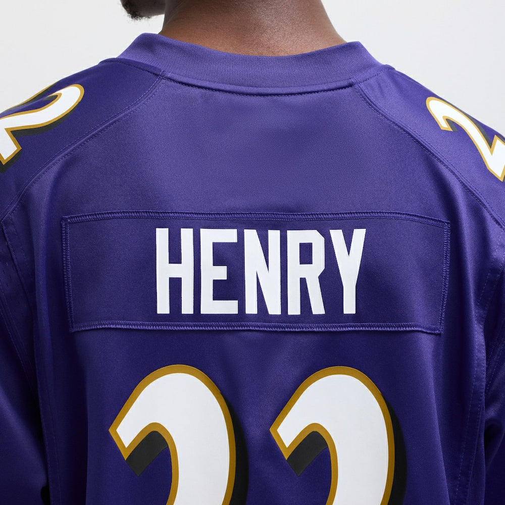 Derrick Henry Baltimore Ravens Game Player Jersey - Purple - Nike