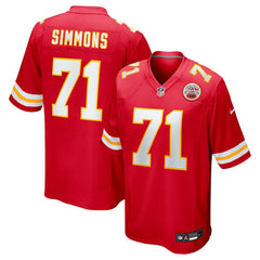Josh Simmons Kansas City Chiefs 2025 NFL Draft First Round Pick Game Jersey - Red - Nike