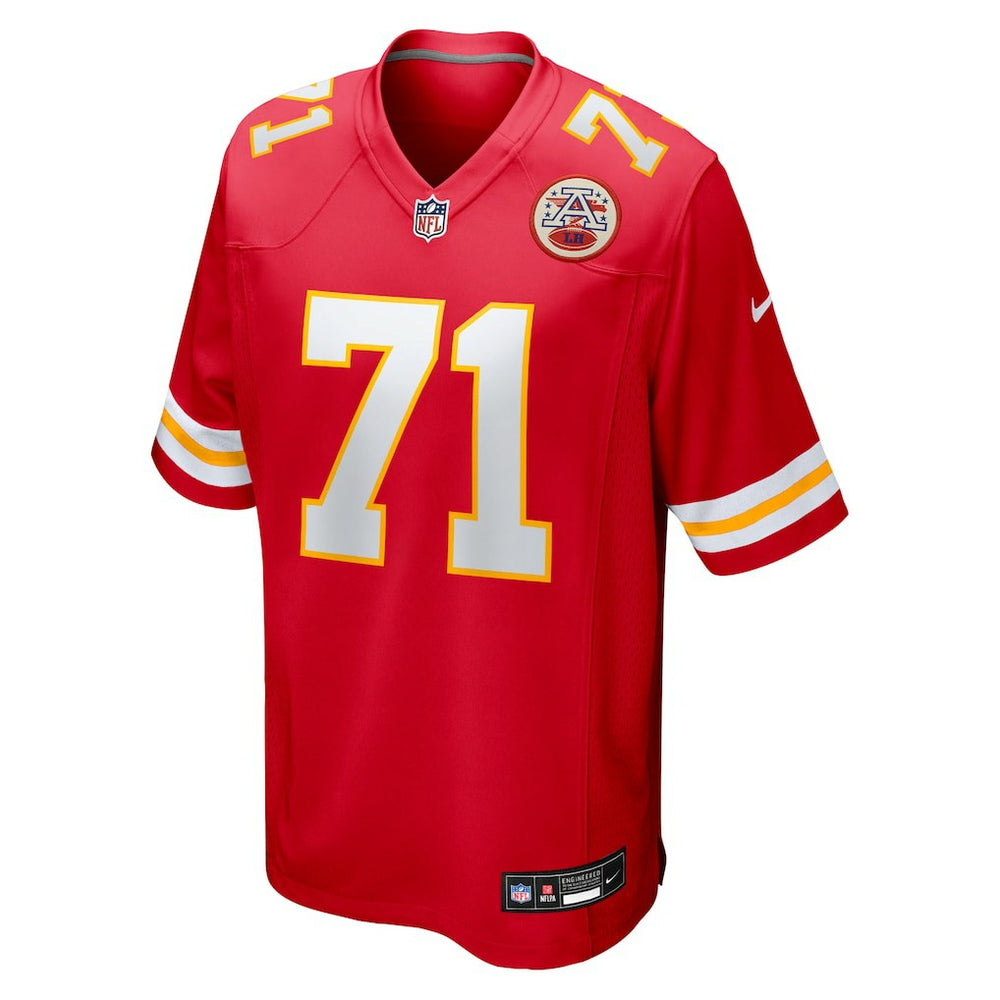 Josh Simmons Kansas City Chiefs 2025 NFL Draft First Round Pick Game Jersey - Red - Nike