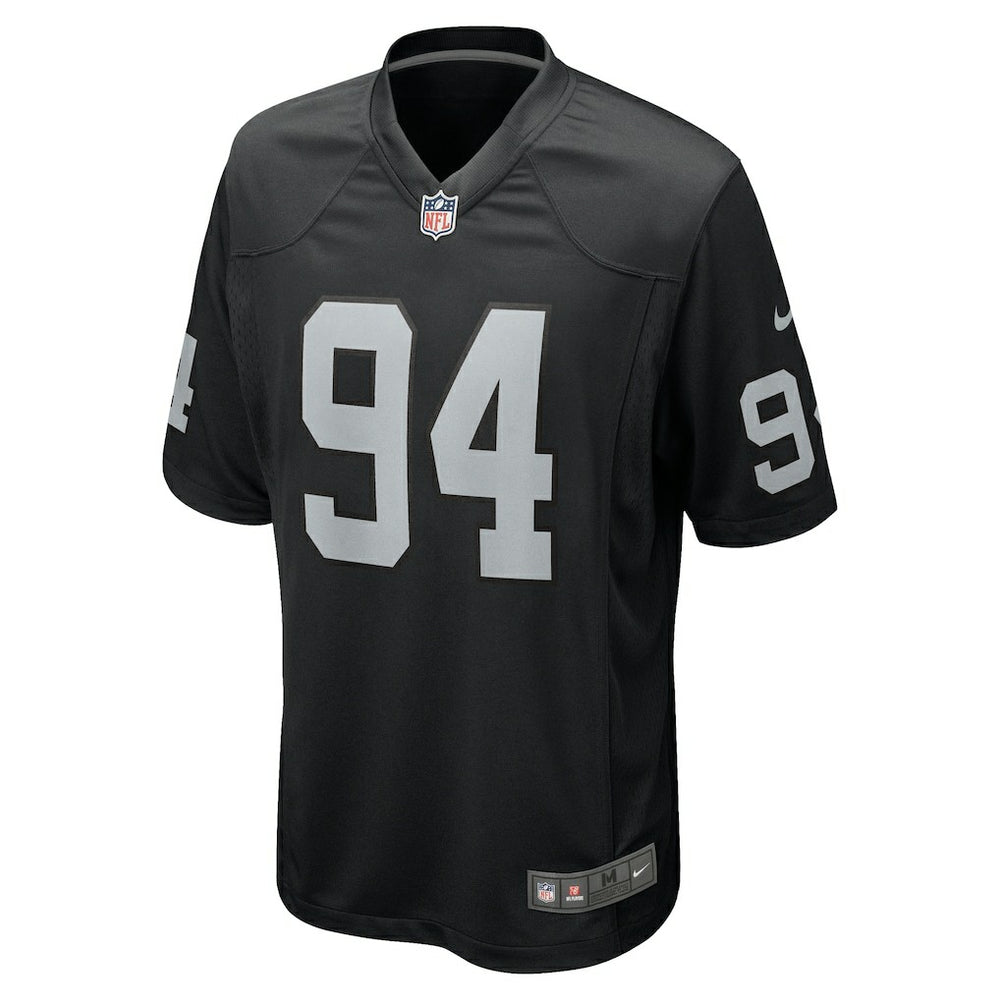 Christian Wilkins Las Vegas Raiders Team Game Jersey - Black - Nike