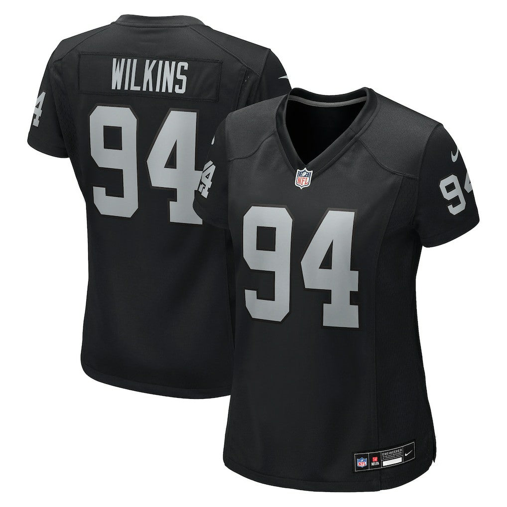 Christian Wilkins Las Vegas Raiders Women's Team Game Jersey - Black - Nike