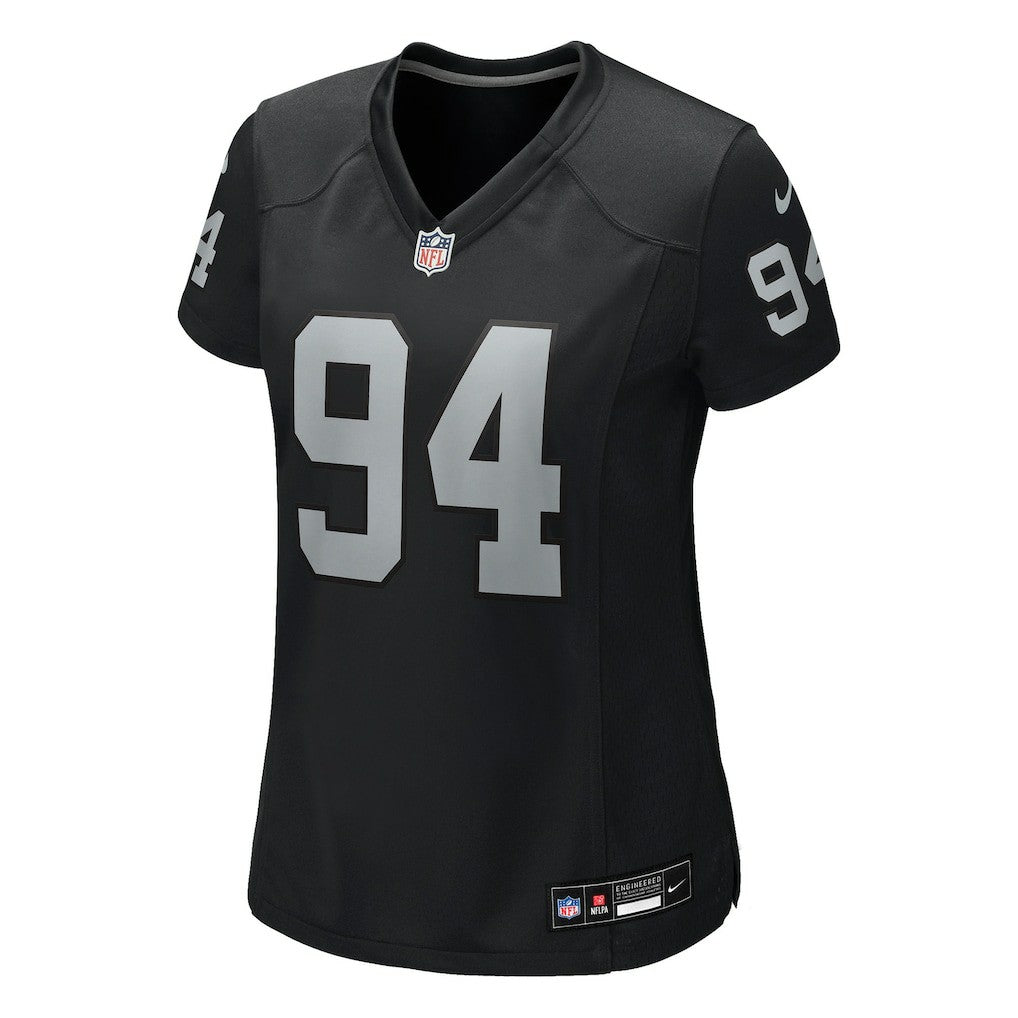 Christian Wilkins Las Vegas Raiders Women's Team Game Jersey - Black - Nike