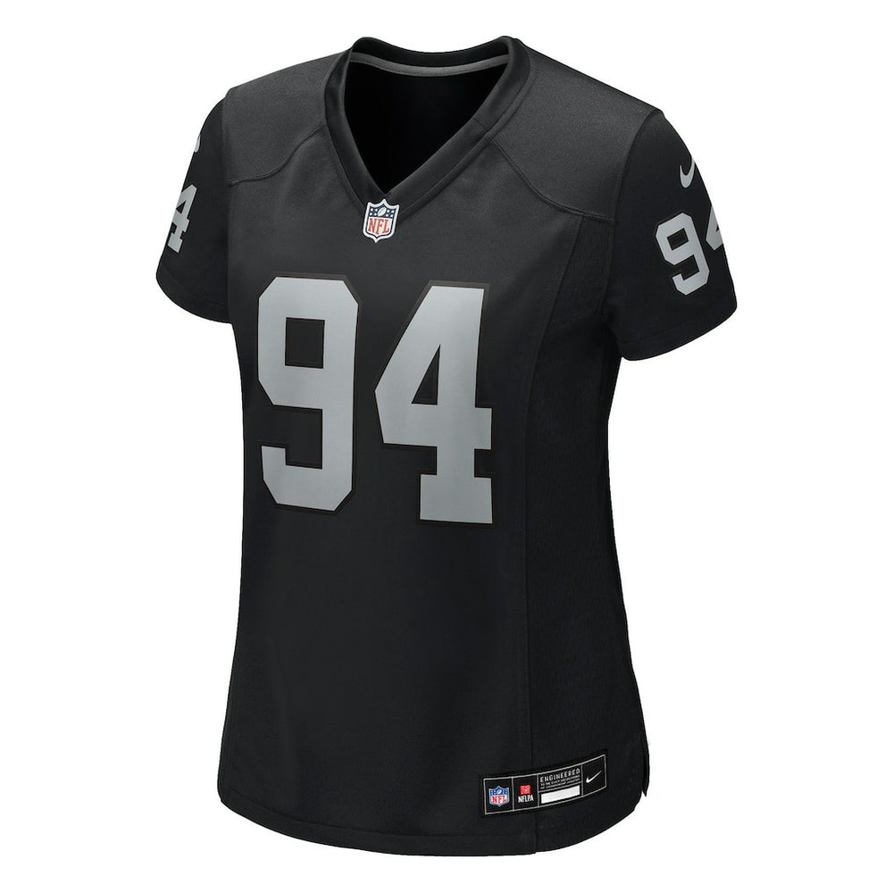 Christian Wilkins Las Vegas Raiders Women's Team Game Jersey - Black - Nike