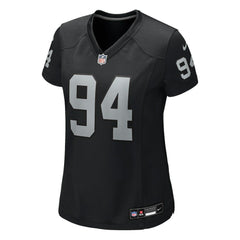 Christian Wilkins Las Vegas Raiders Women's Team Game Jersey - Black - Nike