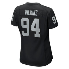Christian Wilkins Las Vegas Raiders Women's Team Game Jersey - Black - Nike