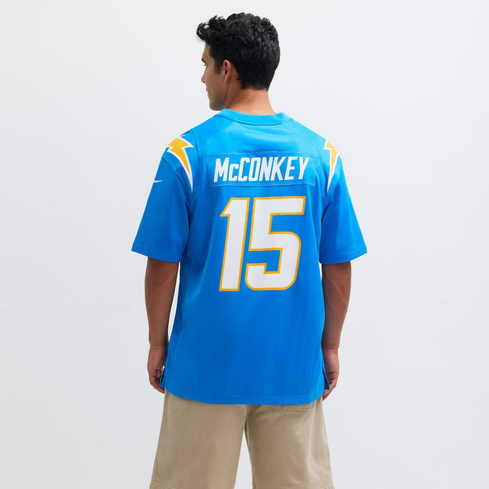 Ladd McConkey Los Angeles Chargers Player Game Jersey - Powder Blue - Nike