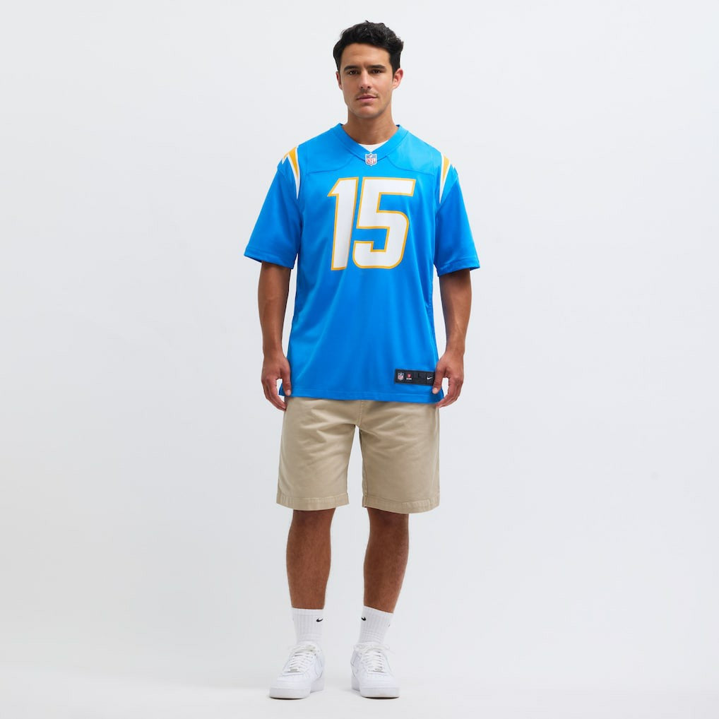 Ladd McConkey Los Angeles Chargers Player Game Jersey - Powder Blue - Nike