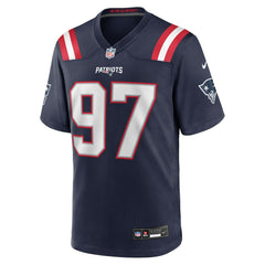 Milton Williams New England Patriots Game Player Jersey - Navy - Nike